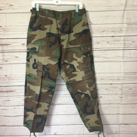 Vintage Pants - U.S.ARMY BDU PANTS Small X-Short 26" to 28" waist